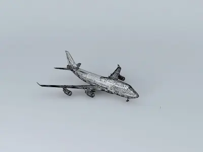Boeing 747 400 3D model