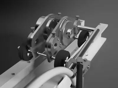 Hydro Cutting Machine 3D model