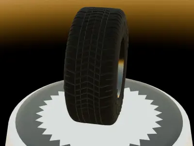 Car-Tire  Low-poly 3D model