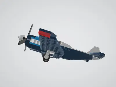 LEGO CREATOR 31160 Jet Plane Building Toy 3D model