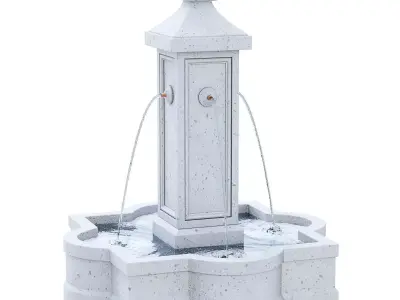 Campania - Provence Fountain 3D model
