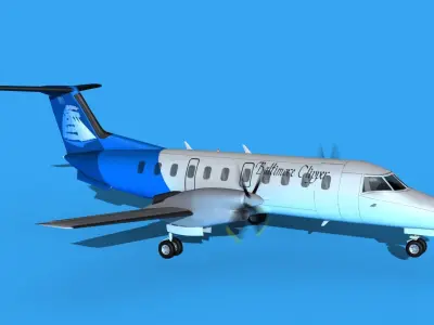 Embraer EMB120 Baltimore Clipper 3D model