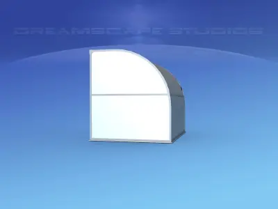 A1N Air Cargo Container  Low-poly 3D model