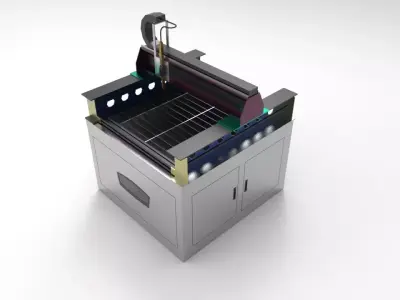 Plasma Cutting Machine 3D model