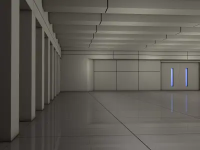 Sci Fi Room Apartrment 3D model