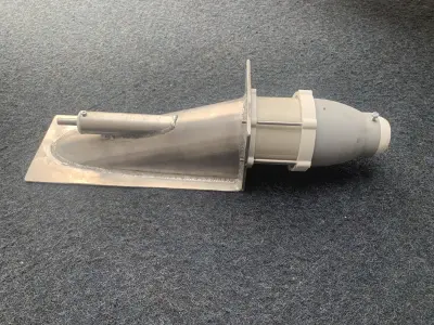 100mm jet unit no intake for free Free 3D model