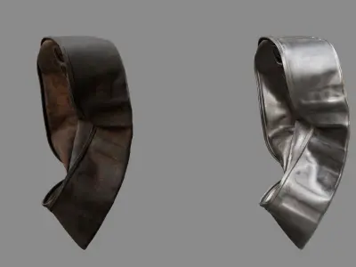 Crushed Fish Can 04 3D model