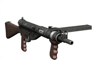 Sten MK V Submachine Gun 3D model