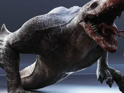 Skullcrawler monster creature 3D model