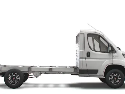 Fiat Ducato Chassis Truck Single Cab 3800WB 2022 3D model