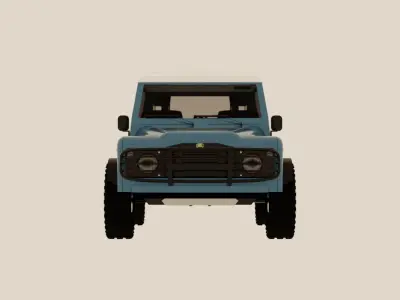 Land Rover Defender 90 Free 3D model