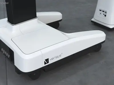 CMR Surgical Versus Rigged for Maya 3D model