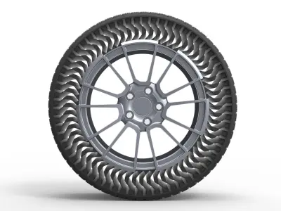 Michelin Uptis Prototype 3D model
