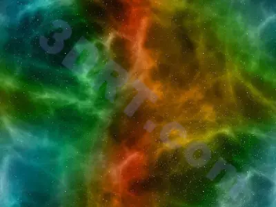 Deepspace skyboxes pack Low-poly 3D model