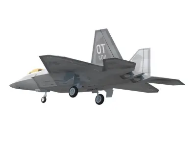 F22 Raptor Aircraft 3D model