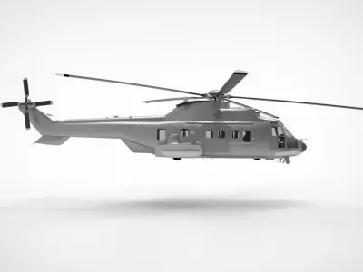 Airbus Helicopters H225 Super Puma 3D model