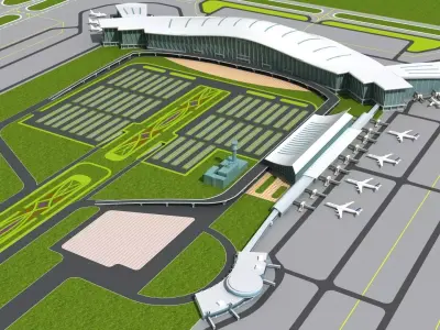Airport 1 3D model