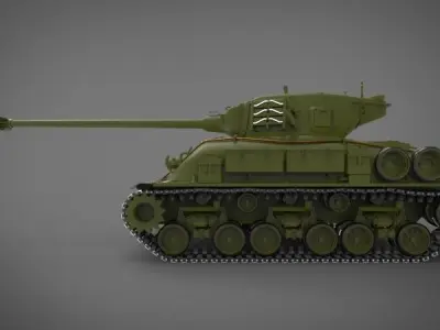 M50 sherman Tank 3D model