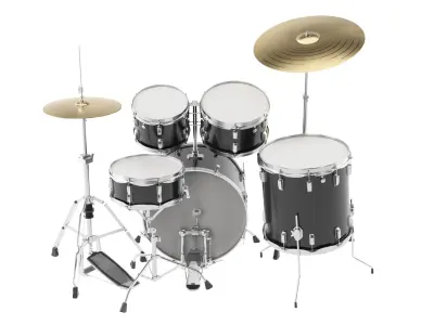 Drum Set 3D model purchase