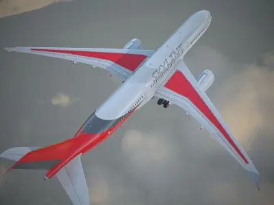 Generic Jet Airliner 3D model