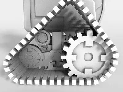 Wall E robot Free 3D model