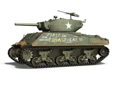 M4A3E2 - Sherman Jumbo - Cobra King 3D model
