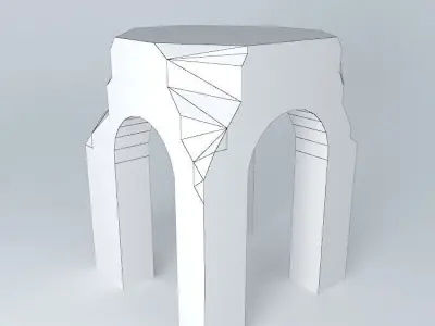 Roman arch of Caparra Guijo de Granadilla Free 3D model