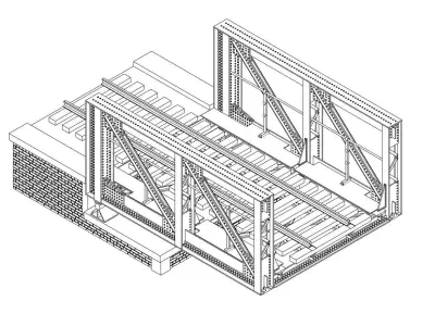 Historical Railroad Bridge 3D print model