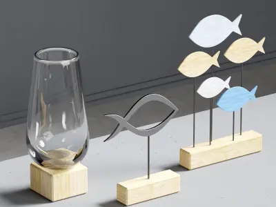 la redoute and dg home decor set  3D model