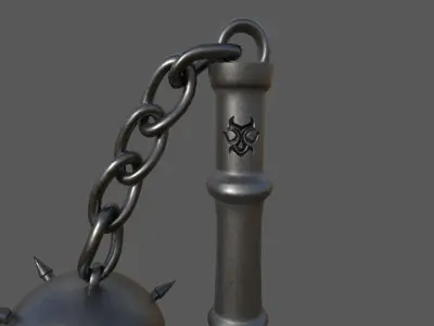 Eternal Valor Mace Low-poly 3D model