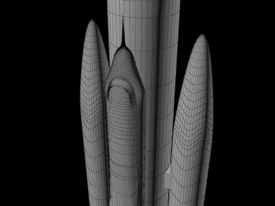 rockets space shuttle Free 3D model