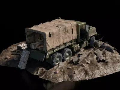 Warzone - Depo Truck 3D model