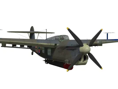 Fairey Barracuda Mk2 3D model