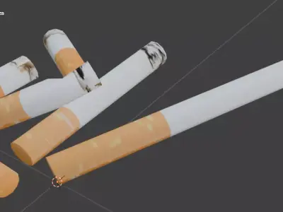 cigarette Free 3D model