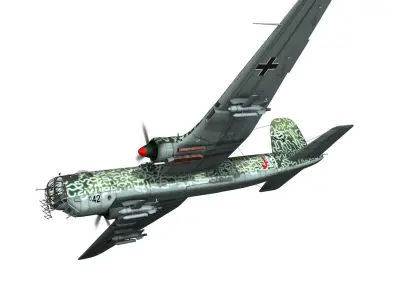 Heinkel He-177 A-5 - Greif - 6NJM 3D model