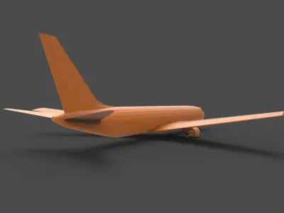 Boeing 767 3D print model