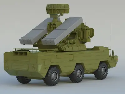 9K33 Osa SA-8 Gecko 3D model