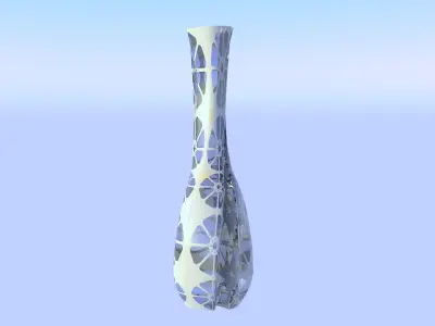 ORGANIC FLORAL VASE 3D model