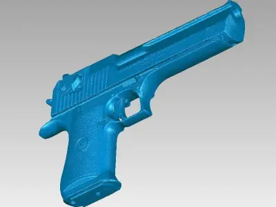 Real Desert Eagle Replica Direct 3D Scan 3D model