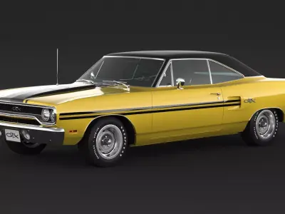 1970 Plymouth GTX 3D model
