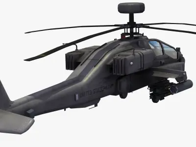 AH-64D Apache Longbow 3D model