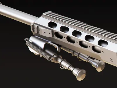 Tac 21 Sniper Rifle 3D model