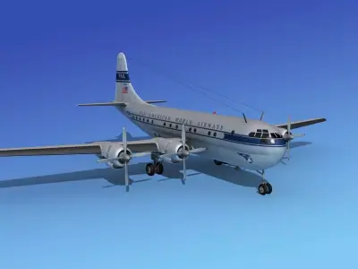 Boeing 377 Pan Am 1 3D model