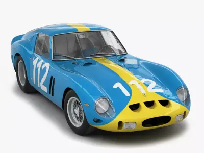 Ferrari 250 GTO - 3445GT - No Engine 3D model