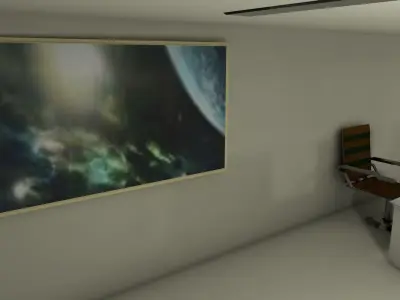 Sci fi room 3D model 83