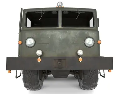 Maz 537 Timber Carrier 3D model