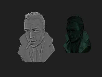  Albert Camus 3D print model