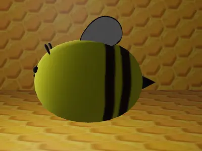 Abeja bee Free 3D model
