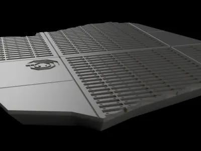 Base for Robocain from Robocop 2 by moderoid 3D print model