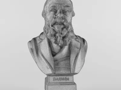 Charles Robert Darwin 3D print model